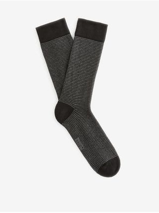 Černé pruhované ponožky Celio Vicaire 
