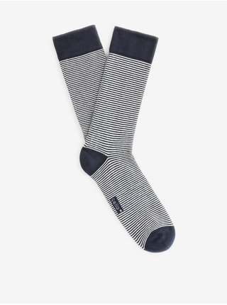 Tmavě modré pruhované ponožky Celio Vicaire 