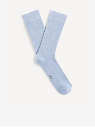 Světle modré ponožky Celio Milof