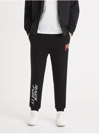 Voľnočasové nohavice pre mužov Celio - čierna