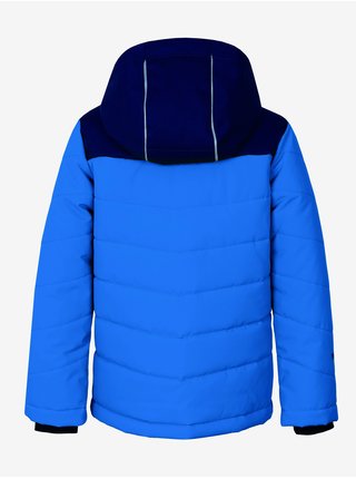 Modrá dětská zimní prošívaná lyžařská bunda Hannah