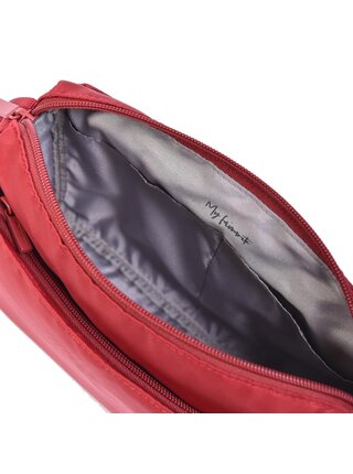 Červená dámská crossbody kabelka Hedgren Eye Sun Dried Tomato 