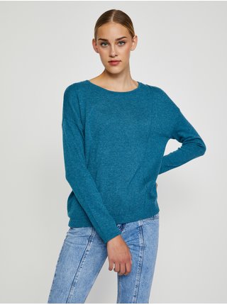 Svetlošedý basic sveter s prímesou vlny CAMAIEU