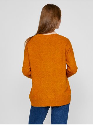 Oranžový svetr CAMAIEU