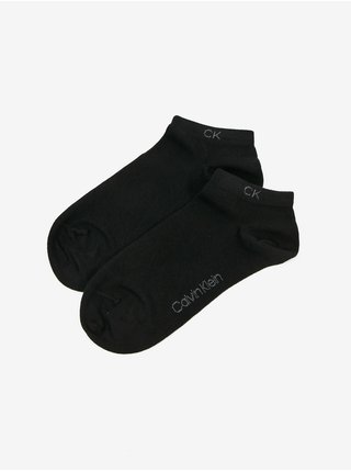Sada dvou párů dámských ponožek  v černé barvě Calvin Klein