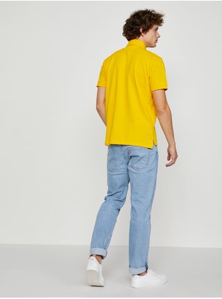 Žluté pánské polo triko Tommy Hilfiger 