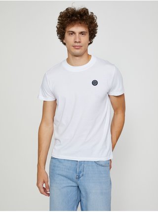 Bílé pánské tričko Pepe Jeans Wallace