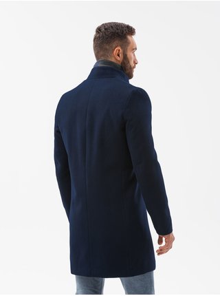Pánský kabát C501 - námořnická modrá