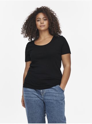 Topy a tričká pre ženy ONLY CARMAKOMA - čierna