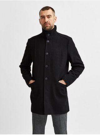 Kabáty pre mužov Selected Homme - čierna