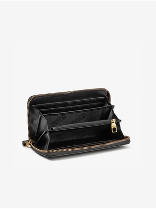 Černá dámská malá peněženka s nápisem Versace Jeans Couture Thelma