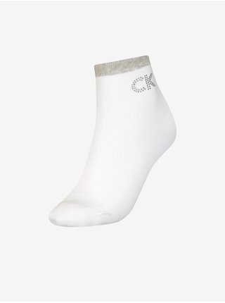 Biele dámske ponožky Calvin Klein