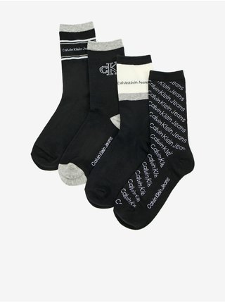 Set dámských ponožek v černé barvě Calvin Klein