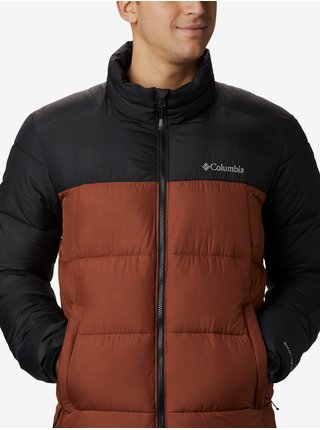 Černo-hnědá pánská prošívaná bunda Columbia Pike Lake™ Jacket