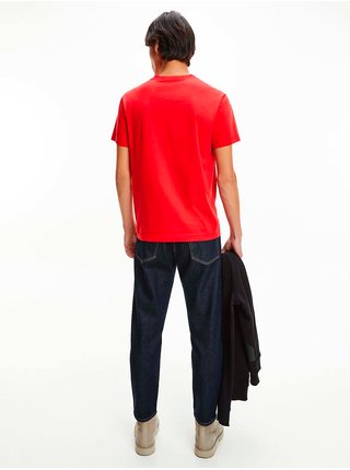 Červené pánské tričko Calvin Klein