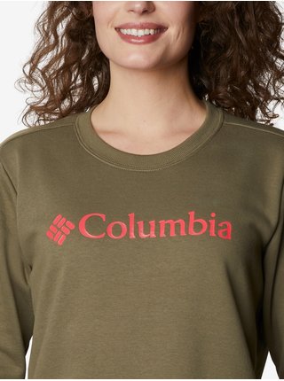 Zelená dámska mikina Columbia™ Logo Crew
