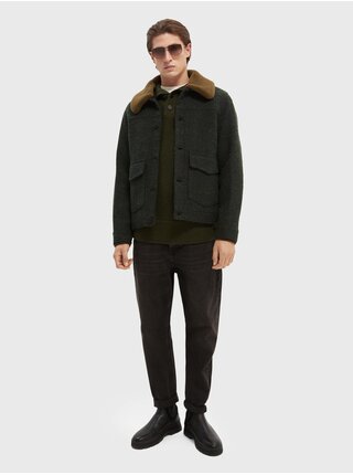 Zimné bundy pre mužov Scotch & Soda - tmavosivá