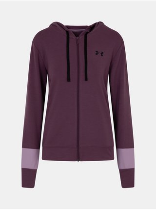 Mikina Under Armour Rival Terry CB FZ Hoodie-PPL