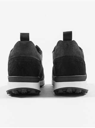 Černé pánské kožené boty Antony Morato