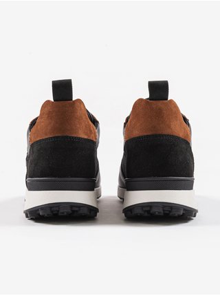 Hnědo-černé pánské kožené boty Antony Morato