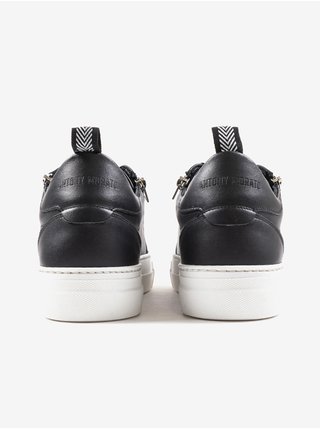 Černé pánské kožené boty Antony Morato