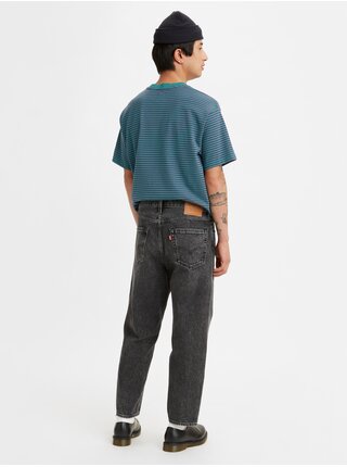 Černé pánské široké zkrácené kalhoty Levi's® Stay Loose