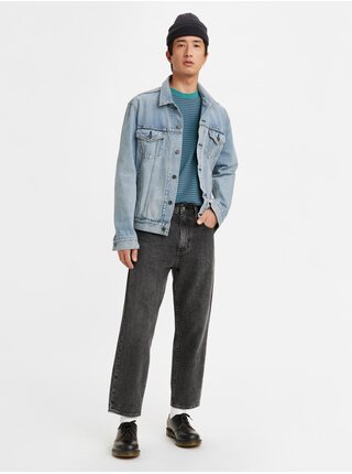 Černé pánské široké zkrácené kalhoty Levi's® Stay Loose