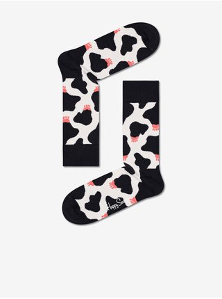 Sada 24 párov barevných vzorovaných ponožiek Happy Socks