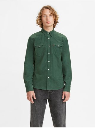 Zelená pánská košile s kapsami Levi's® Barstow Western