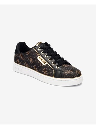 Tmavě hnědé dámské tenisky Guess Active Lady