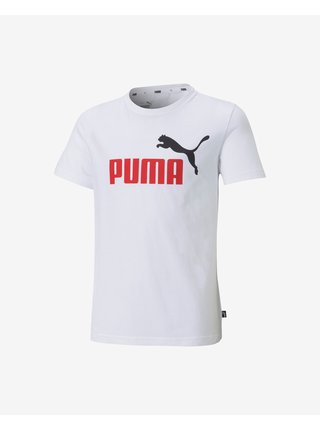 Bílé dětské tričko Puma ESS+ 2 Col