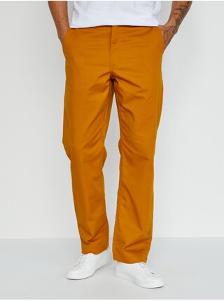 Oranžové pánské straight fit kalhoty VANS Authentic