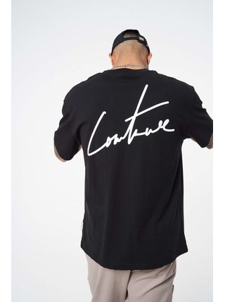 Černé pánské tričko Couture