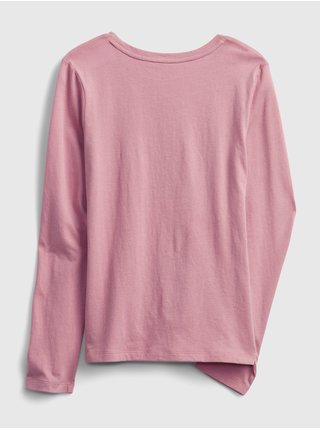 Dívky - Dětské tričko s logem GAP Růžová