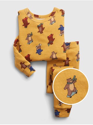 Chlapci - Dětské pyžamo bear Žlutá