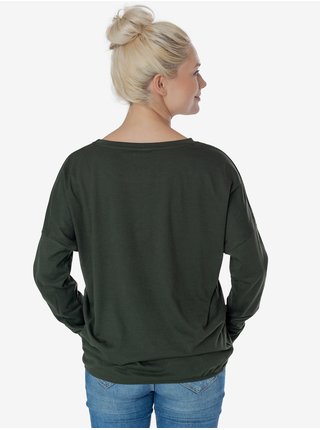 Tmavě zelené dámské tričko SAM 73