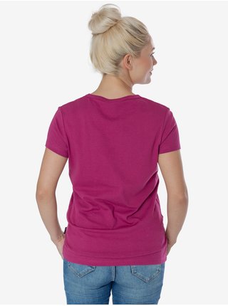 Tmavě růžové dámské tričko SAM 73