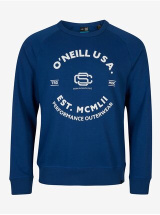 Modrá pánská mikina O'Neill Americana Crew