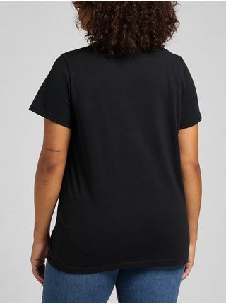 Čierne dámske tričko s potlačou Lee Graphic