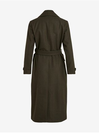 Khaki kabát s páskem VILA Kastni
