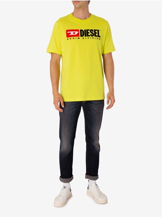 Žluté pánské tričko Diesel Just-Division
