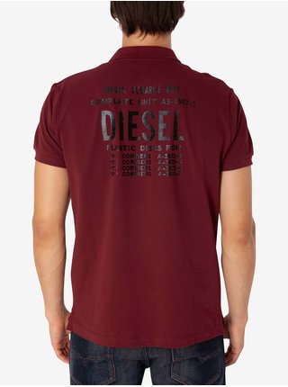 Vínové pánské polo tričko Diesel Skatt-B2