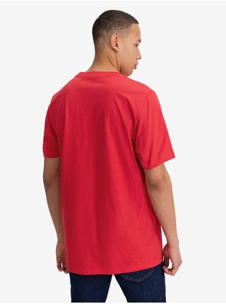 Červené pánské tričko s potiskem Lee World 