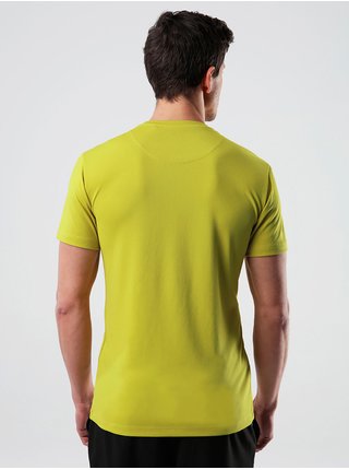 Žluté pánské tričko s potiskem Loap Mudd 
