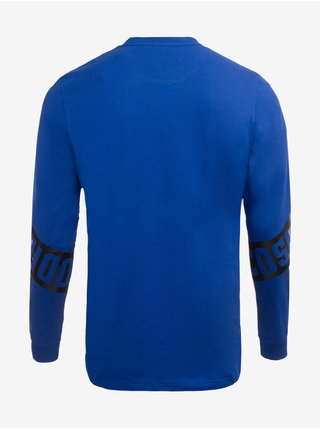 Modré pánské tričko s potiskem Diesel T-Just-Ls-Star 
