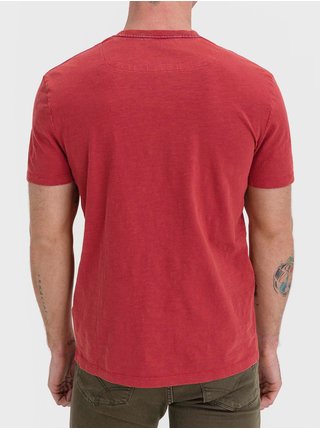 Červené pánské triko s potiskem GAS Jens