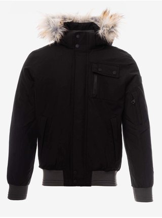 Černá pánská zimní bunda GAS Drum Fur