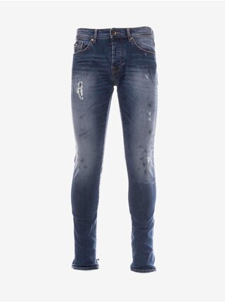 Modré pánské skinny fit džíny GAS Norton Carrot
