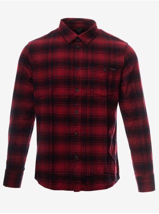 Černo-červená pánská károvaná košile GAS Rey