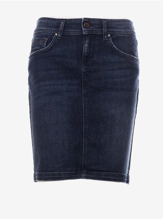 Tmavě modrá pouzdrová džínová sukně GAS Beverley